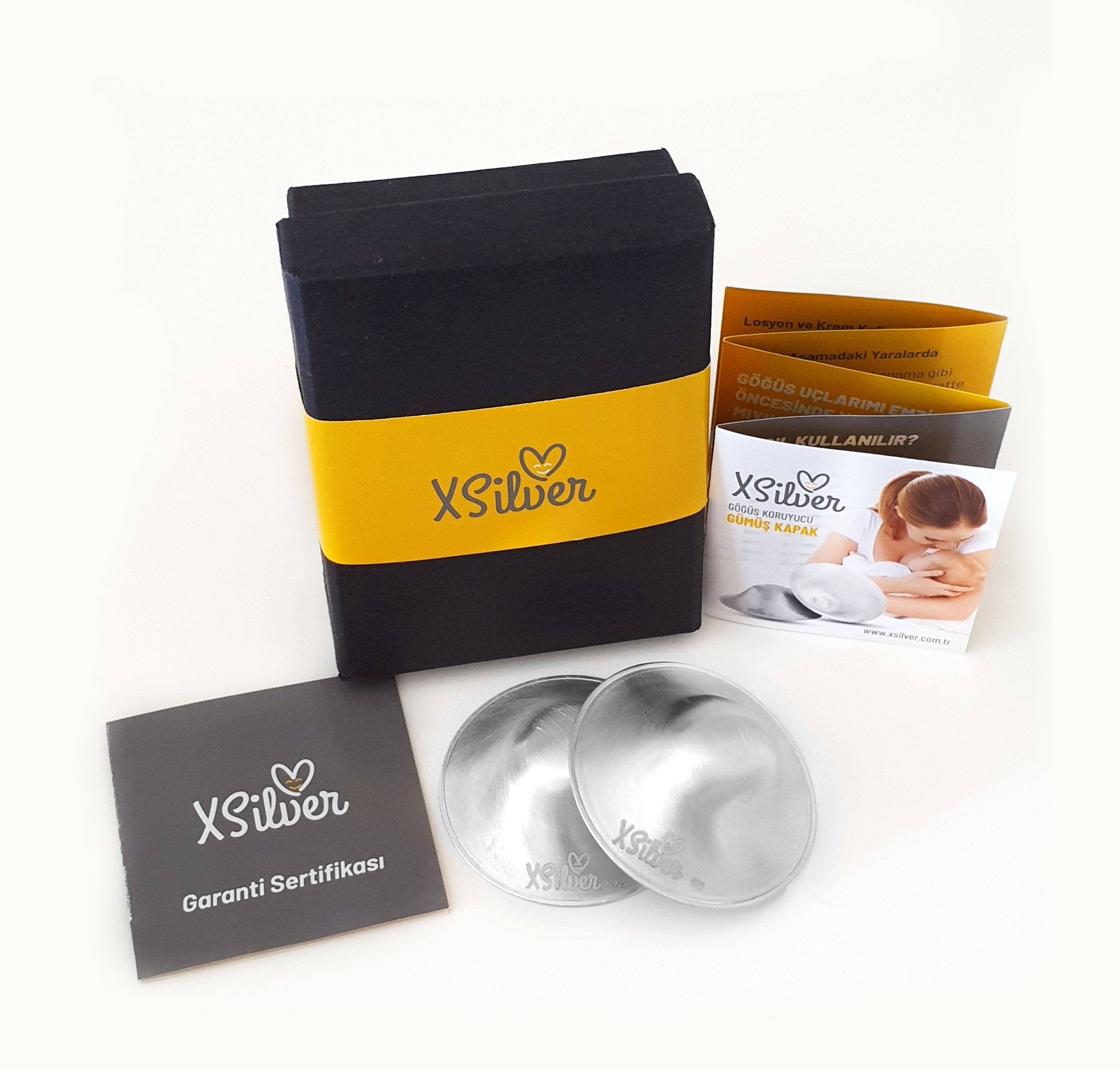 XSilver XL Koruyucu Gümüş Göğüs Ucu Kapakları - www.xsilver.com.tr