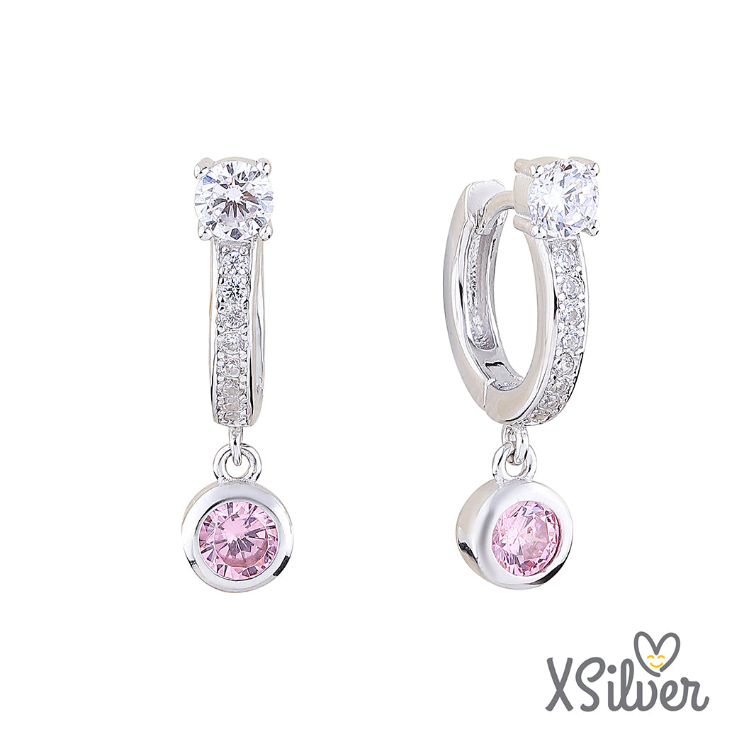 XSilver H20293B 925 Ayar Gümüş Taşlı Küpe - www.xsilver.com.tr