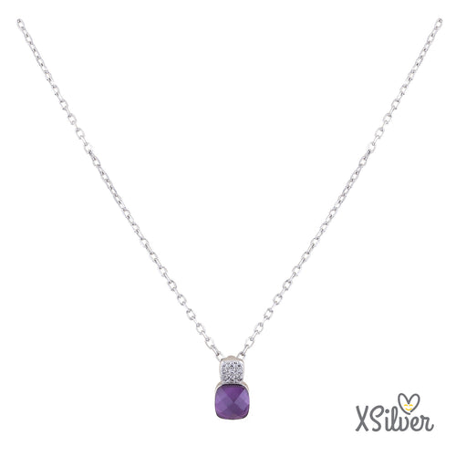 XSilver HC23500 925 Ayar Gümüş Taşlı Kolye - www.xsilver.com.tr