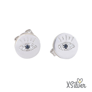 XSilver HC23502W 925 Ayar Gümüş Taşlı Küpe - www.xsilver.com.tr