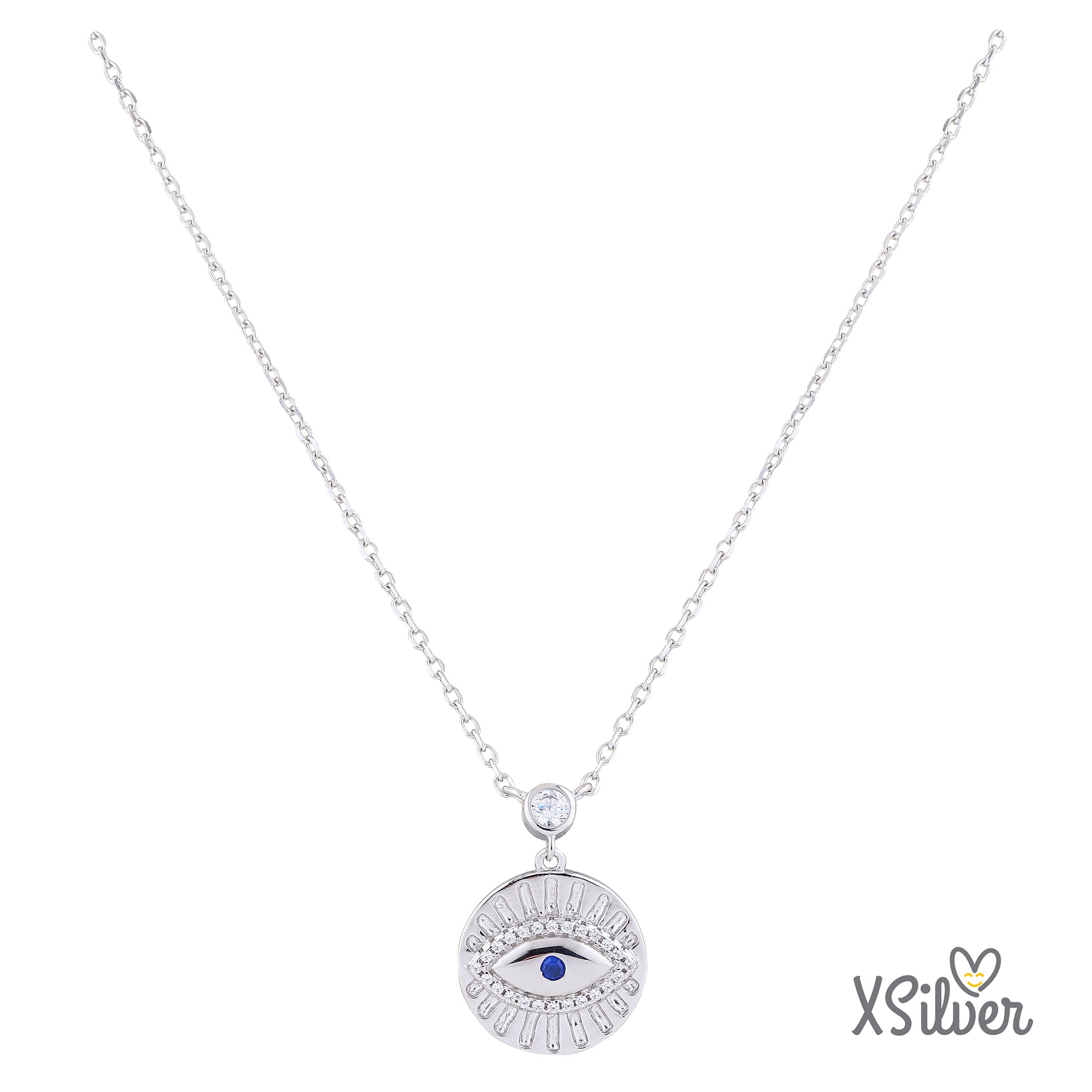 XSilver HC24306 925 Ayar Gümüş Taşlı Kolye - www.xsilver.com.tr