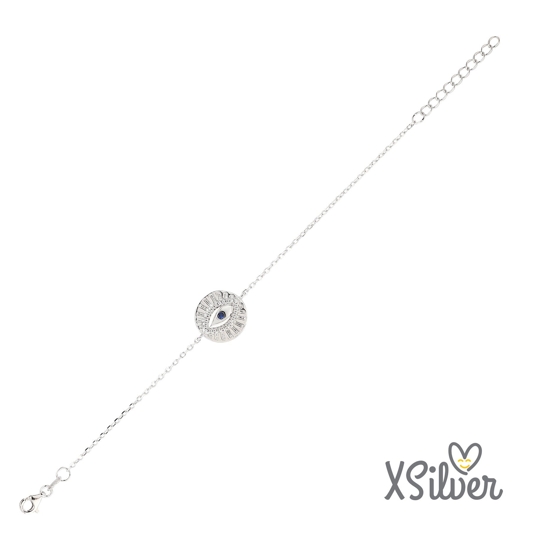 XSilver HC24434 925 Ayar Gümüş Taşlı Bileklik - www.xsilver.com.tr