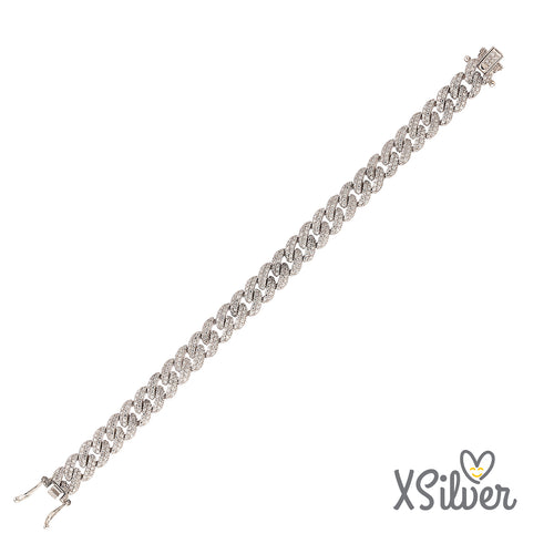 XSilver KVS01905 925 Ayar Gümüş Taşlı Bileklik - www.xsilver.com.tr