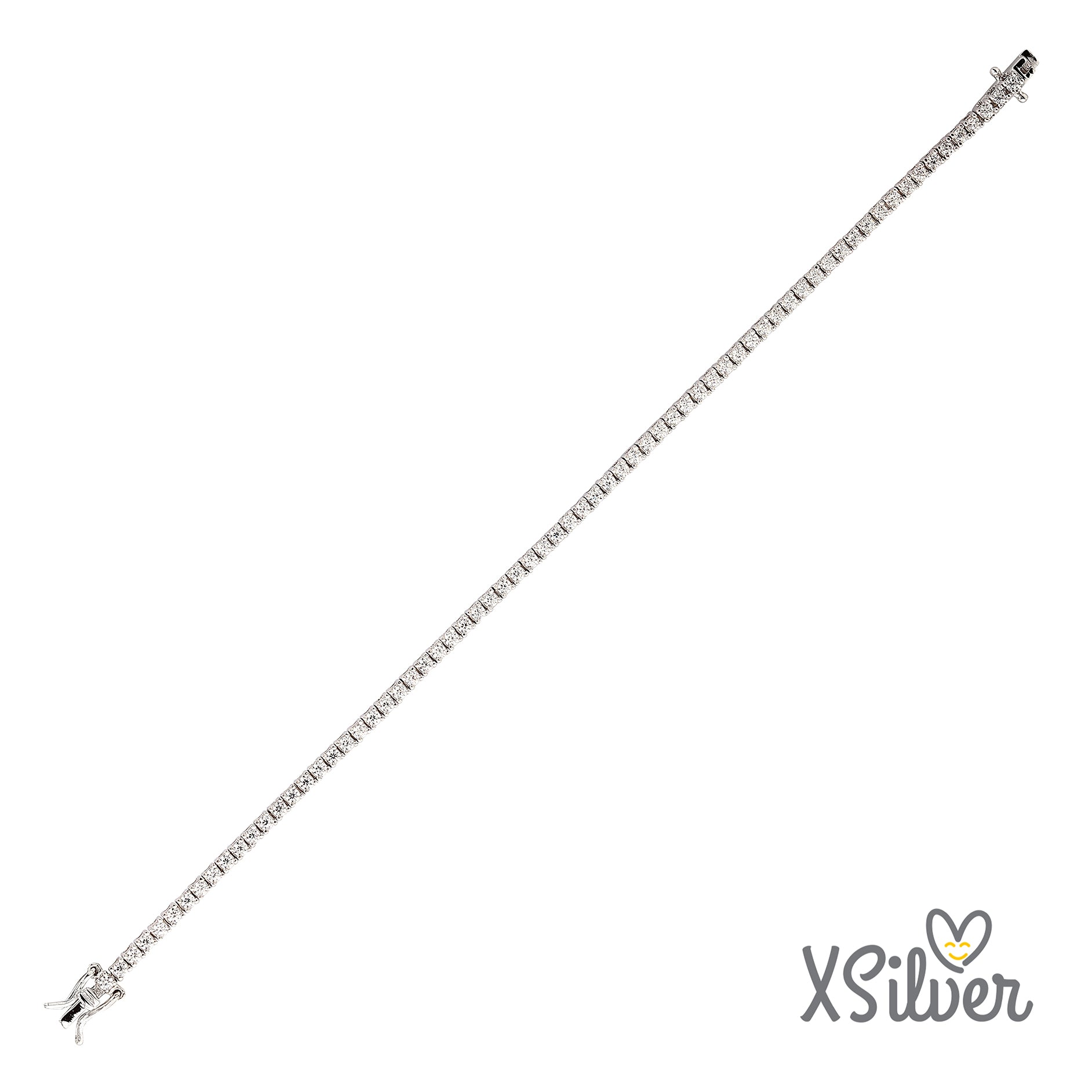 XSilver MYQ002MM 925 Ayar Gümüş Taşlı Bileklik - www.xsilver.com.tr