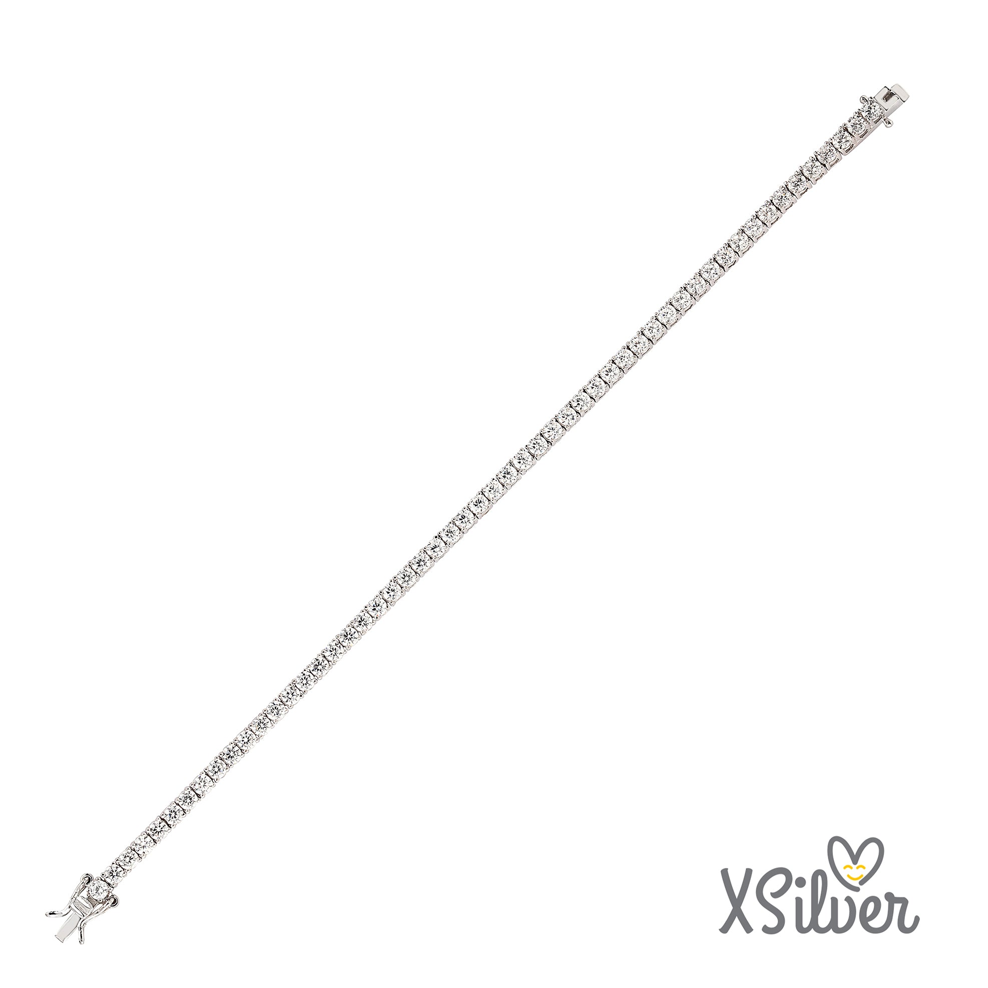 XSilver MYQ003MM 925 Ayar Gümüş Taşlı Bileklik - www.xsilver.com.tr